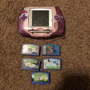 Leapster with 5 Games